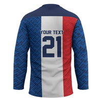 Custom France World Football Legacy Hockey Jersey 2 Times History Champions - Wonder Print Shop