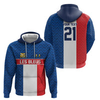 Custom France World Football Legacy Hoodie 2 Times History Champions - Wonder Print Shop