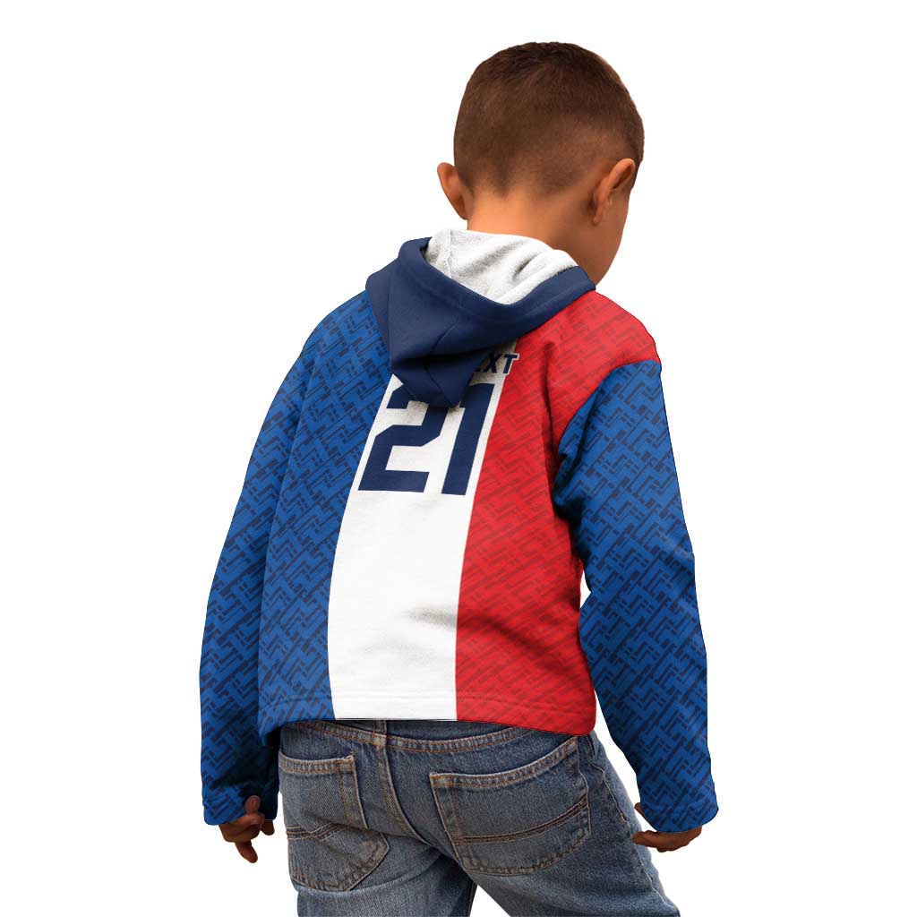 Custom France World Football Legacy Kid Hoodie 2 Times History Champions - Wonder Print Shop