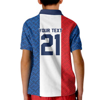 Custom France World Football Legacy Kid Polo Shirt 2 Times History Champions - Wonder Print Shop