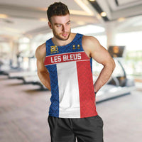 Custom France World Football Legacy Men Tank Top 2 Times History Champions - Wonder Print Shop