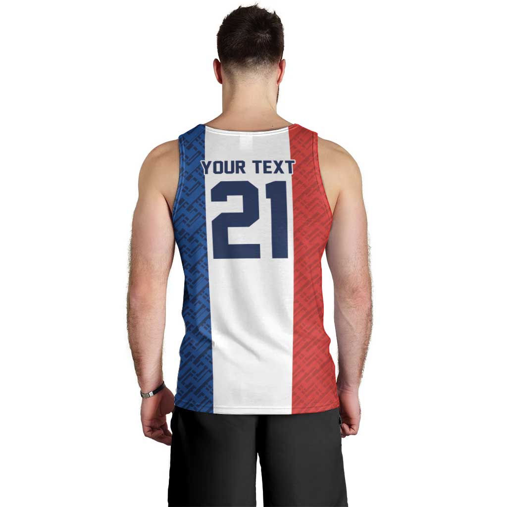 Custom France World Football Legacy Men Tank Top 2 Times History Champions - Wonder Print Shop