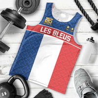 Custom France World Football Legacy Men Tank Top 2 Times History Champions - Wonder Print Shop
