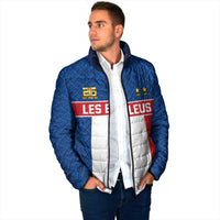 Custom France World Football Legacy Padded Jacket 2 Times History Champions - Wonder Print Shop