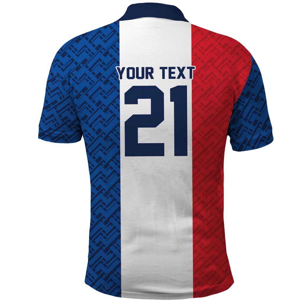 Custom France World Football Legacy Polo Shirt 2 Times History Champions - Wonder Print Shop