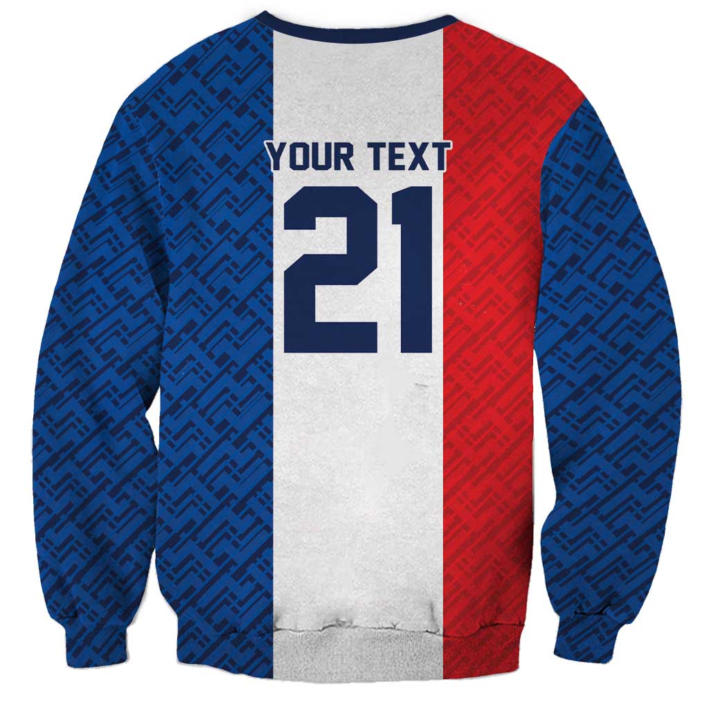 Custom France World Football Legacy Sweatshirt 2 Times History Champions - Wonder Print Shop