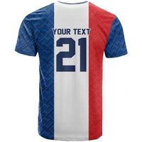 Custom France World Football Legacy T Shirt 2 Times History Champions - Wonder Print Shop