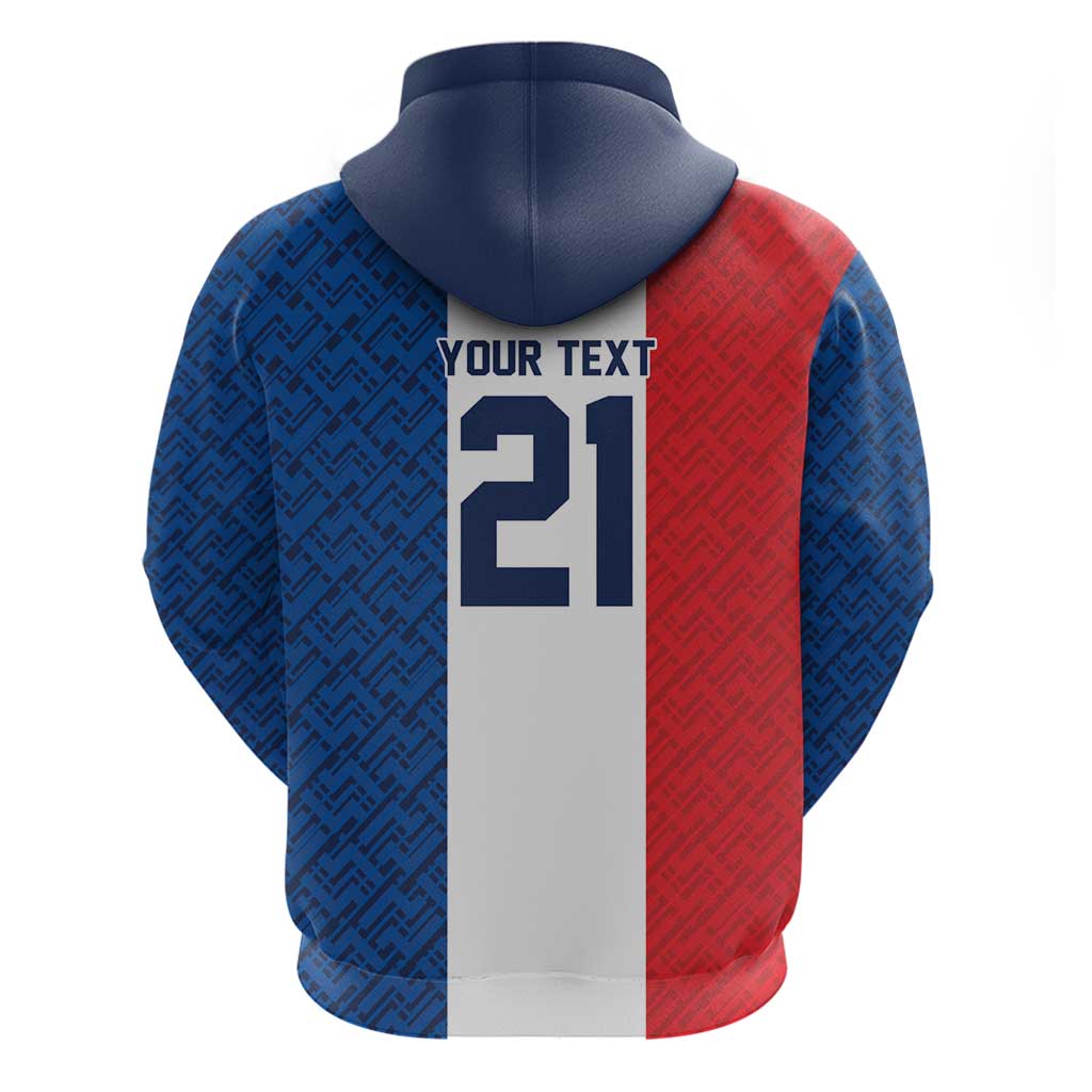 Custom France World Football Legacy Zip Hoodie 2 Times History Champions - Wonder Print Shop