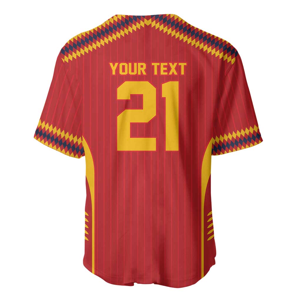 Custom Spain WC26 Future Champions Baseball Jersey Tiki Taka Football Era - Wonder Print Shop