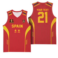 Custom Spain WC26 Future Champions Basketball Jersey Tiki Taka Football Era - Wonder Print Shop