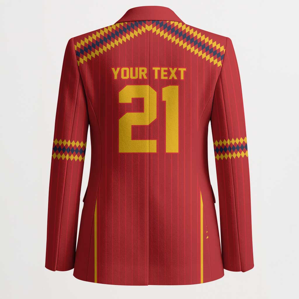 Custom Spain WC26 Future Champions Blazer Tiki Taka Football Era - Wonder Print Shop