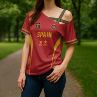 Custom Spain WC26 Future Champions Cross Shoulder Shirt Tiki Taka Football Era - Wonder Print Shop