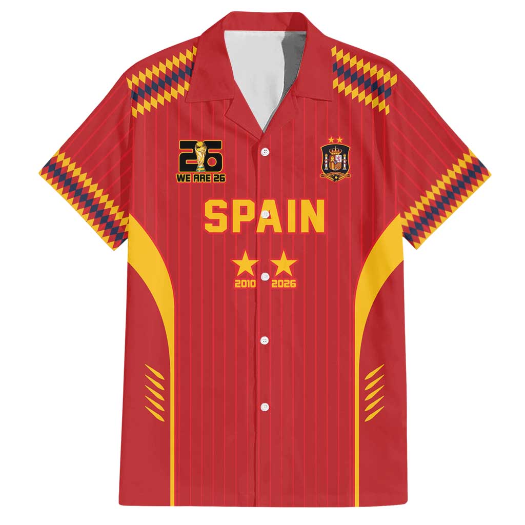 Custom Spain WC26 Future Champions Hawaiian Shirt Tiki Taka Football Era - Wonder Print Shop