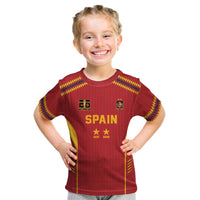 Custom Spain WC26 Future Champions Kid T Shirt Tiki Taka Football Era - Wonder Print Shop