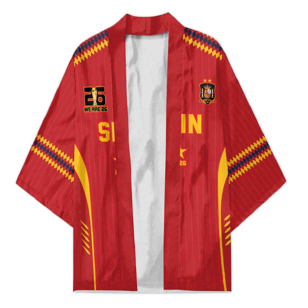 Custom Spain WC26 Future Champions Kimono Tiki Taka Football Era - Wonder Print Shop