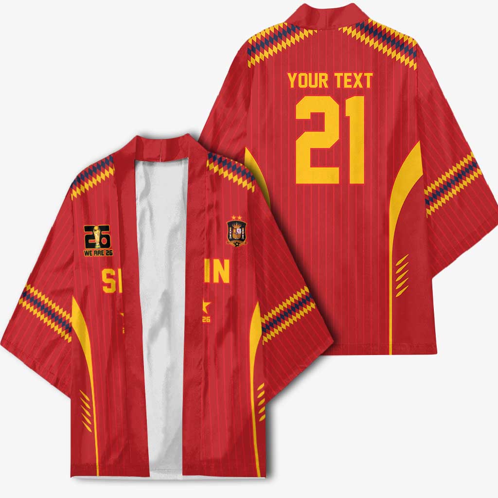Custom Spain WC26 Future Champions Kimono Tiki Taka Football Era - Wonder Print Shop