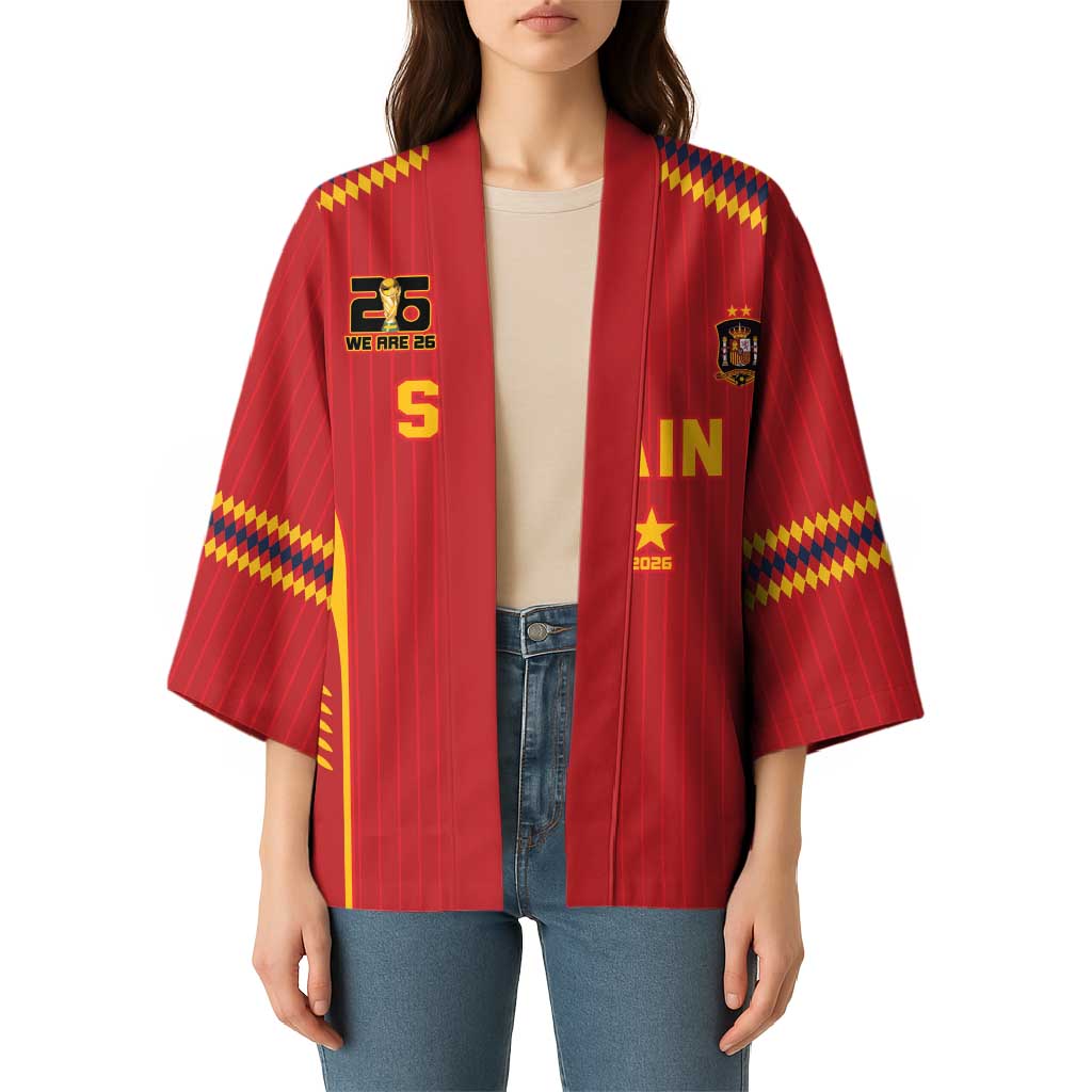 Custom Spain WC26 Future Champions Kimono Tiki Taka Football Era - Wonder Print Shop