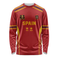 Custom Spain WC26 Future Champions Long Sleeve Shirt Tiki Taka Football Era - Wonder Print Shop