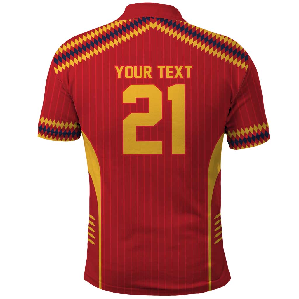 Custom Spain WC26 Future Champions Polo Shirt Tiki Taka Football Era - Wonder Print Shop