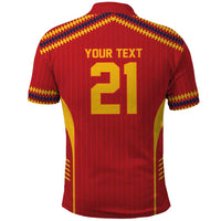 Custom Spain WC26 Future Champions Polo Shirt Tiki Taka Football Era - Wonder Print Shop