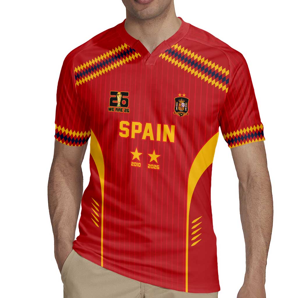 Custom Spain WC26 Future Champions Rugby Jersey Tiki Taka Football Era - Wonder Print Shop
