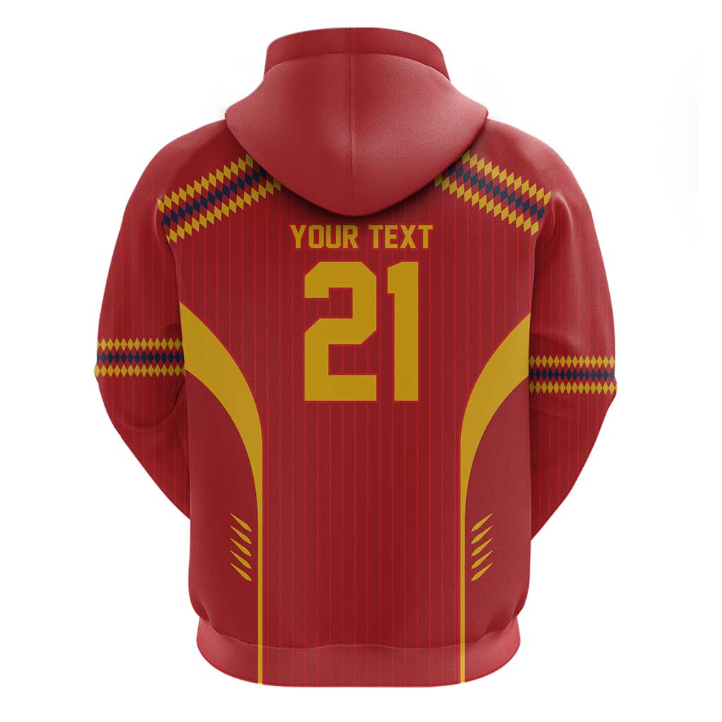 Custom Spain WC26 Future Champions Zip Hoodie Tiki Taka Football Era - Wonder Print Shop