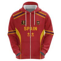 Custom Spain WC26 Future Champions Zip Hoodie Tiki Taka Football Era - Wonder Print Shop