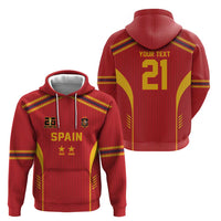 Custom Spain WC26 Future Champions Zip Hoodie Tiki Taka Football Era - Wonder Print Shop