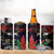 American Samoa Bald Eagle Personalized 4 in 1 Can Cooler Tumbler Samoa Muamua Le Atua