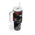 American Samoa Bald Eagle Personalized Tumbler With Handle Samoa Muamua Le Atua