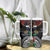 American Samoa Bald Eagle Personalized Tumbler With Handle Samoa Muamua Le Atua