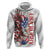 Personalized United States Rugby Hoodie American Bald Eagle - Wonder Print Shop