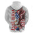 Personalized United States Rugby Hoodie American Bald Eagle - Wonder Print Shop