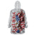 Personalized United States Rugby Wearable Blanket Hoodie American Bald Eagle - Wonder Print Shop