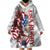 Personalized United States Rugby Wearable Blanket Hoodie American Bald Eagle - Wonder Print Shop