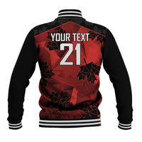 Custom Canada Rugby Baseball Jacket Maple Leaf With Sporty Style LT9 - Wonder Print Shop