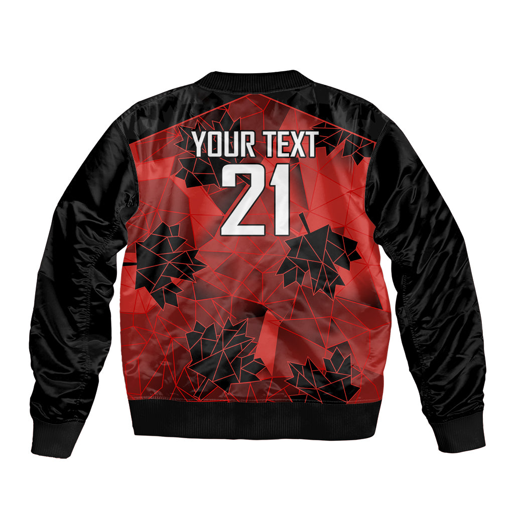 Custom Canada Rugby Bomber Jacket Maple Leaf With Sporty Style LT9 - Wonder Print Shop