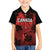 Custom Canada Rugby Family Matching Puletasi and Hawaiian Shirt Maple Leaf With Sporty Style - Wonder Print Shop