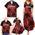 Custom Canada Rugby Family Matching Summer Maxi Dress and Hawaiian Shirt Maple Leaf With Sporty Style