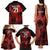 Custom Canada Rugby Family Matching Tank Maxi Dress and Hawaiian Shirt Maple Leaf With Sporty Style