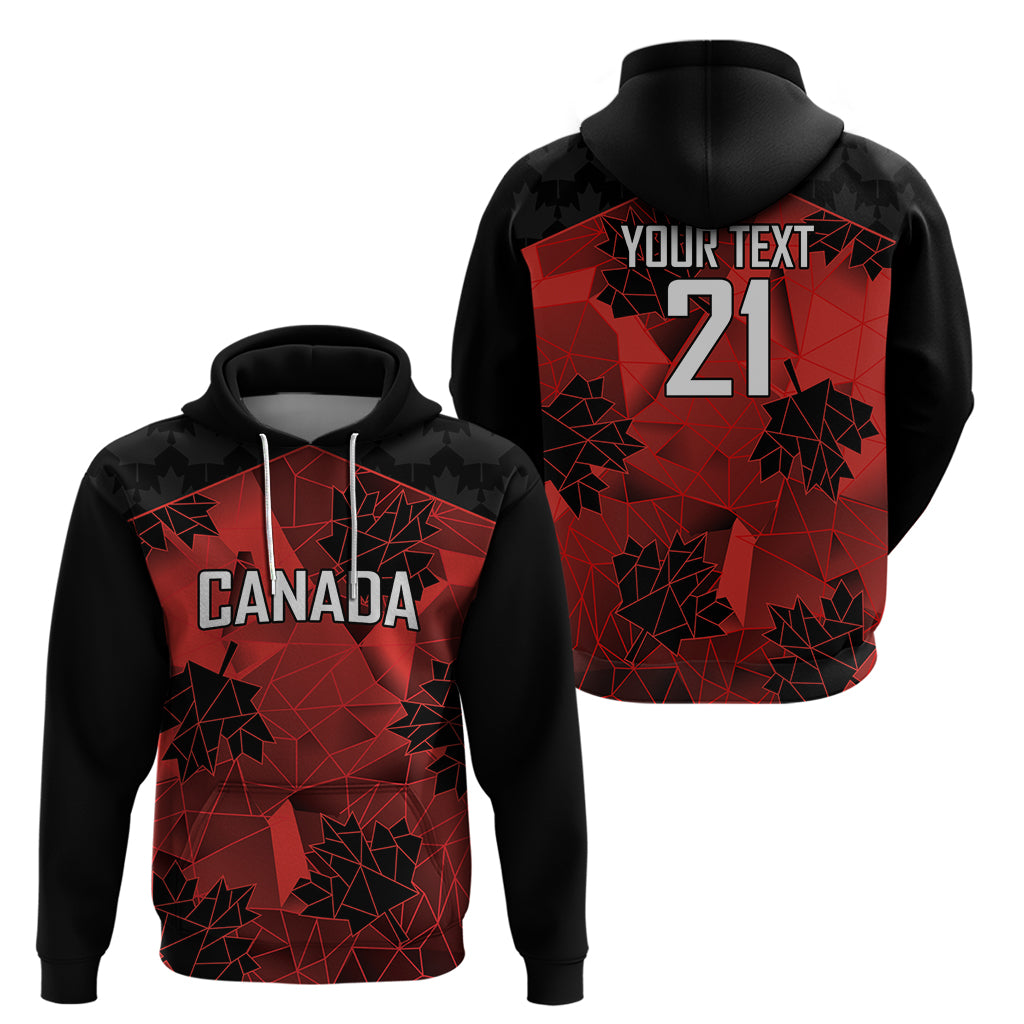 Custom Canada Rugby Hoodie Maple Leaf With Sporty Style - Wonder Print Shop