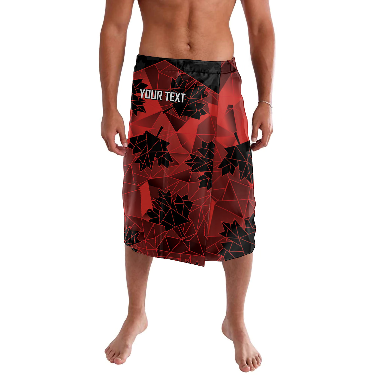Custom Canada Rugby Lavalava Maple Leaf With Sporty Style - Wonder Print Shop