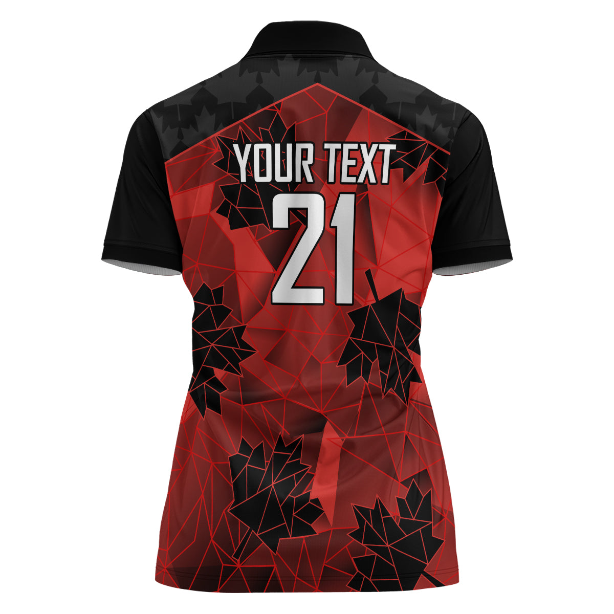 Custom Canada Rugby Women Polo Shirt Maple Leaf With Sporty Style - Wonder Print Shop