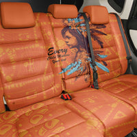 Awareness for Indigenous Orange Day Back Car Seat Cover Canadian Indigenous Art - Wonder Print Shop