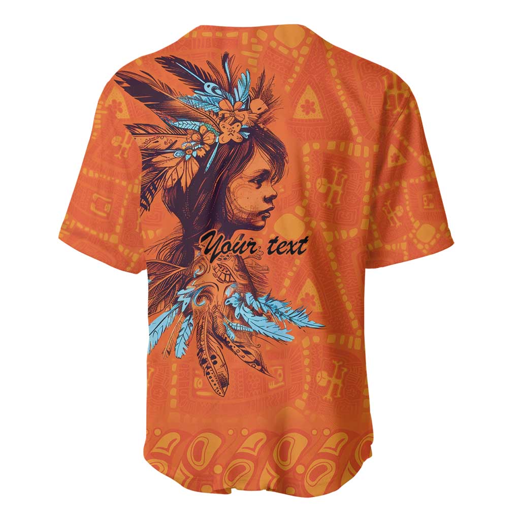 Awareness for Indigenous Orange Day Baseball Jersey Canadian Indigenous Art - Wonder Print Shop