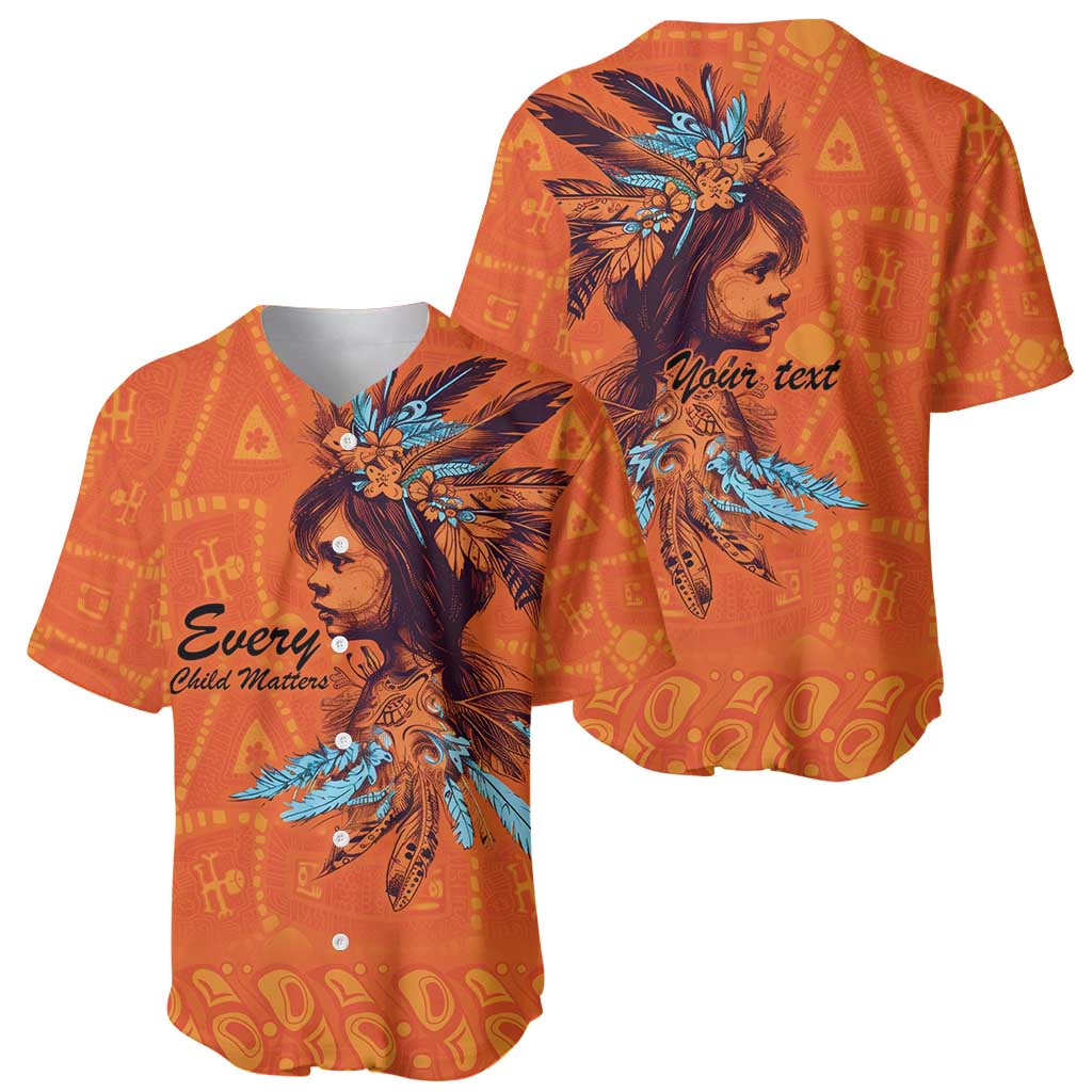 Awareness for Indigenous Orange Day Baseball Jersey Canadian Indigenous Art - Wonder Print Shop