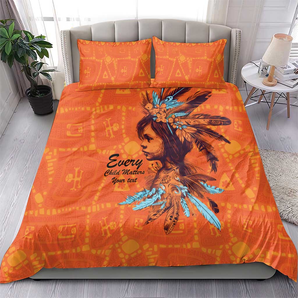 Awareness for Indigenous Orange Day Bedding Set Canadian Indigenous Art - Wonder Print Shop