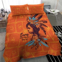 Awareness for Indigenous Orange Day Bedding Set Canadian Indigenous Art - Wonder Print Shop