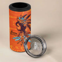 Awareness for Indigenous Orange Day 4 in 1 Can Cooler Tumbler Canadian Indigenous Art - Wonder Print Shop