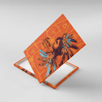 Awareness for Indigenous Orange Day Canvas Wall Art Canadian Indigenous Art - Wonder Print Shop